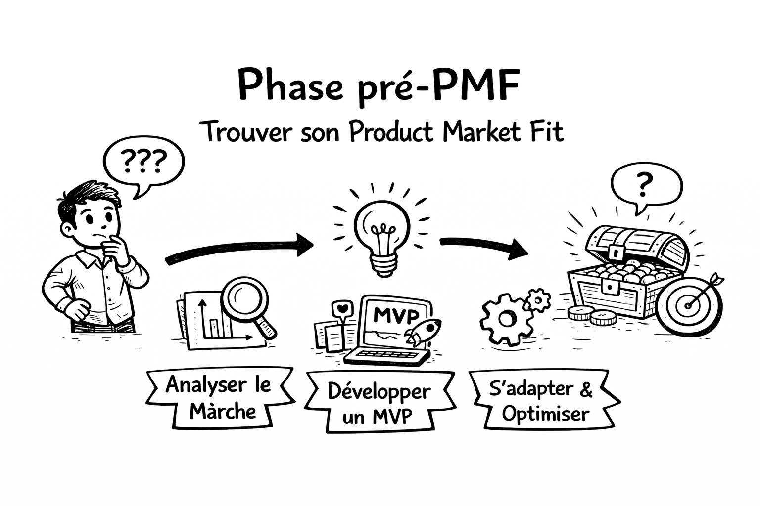 Faire du produit pre-Product Market Fit : défis et stratégies